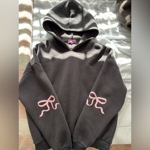 Edikted bow hoodie - size S